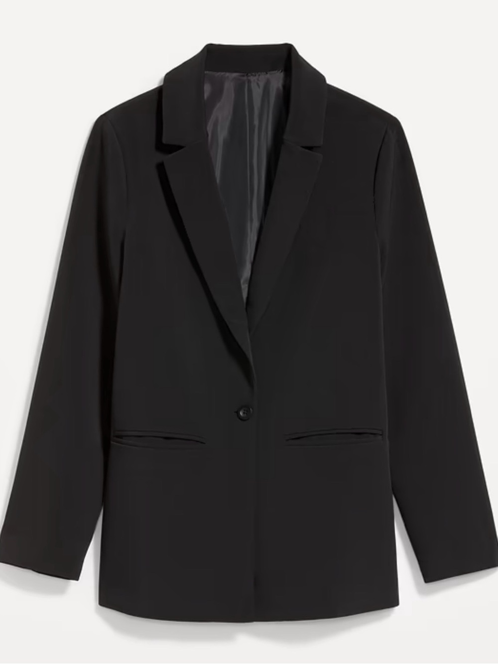 Old Navy Black Single-Button Women's Blazer